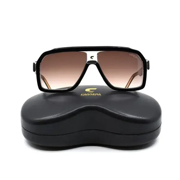 BRAND NEW CARRERA 1053/S BLACK BROWN GRADIENT AUTHENTIC SUNGLASSES - Picture 8 of 10